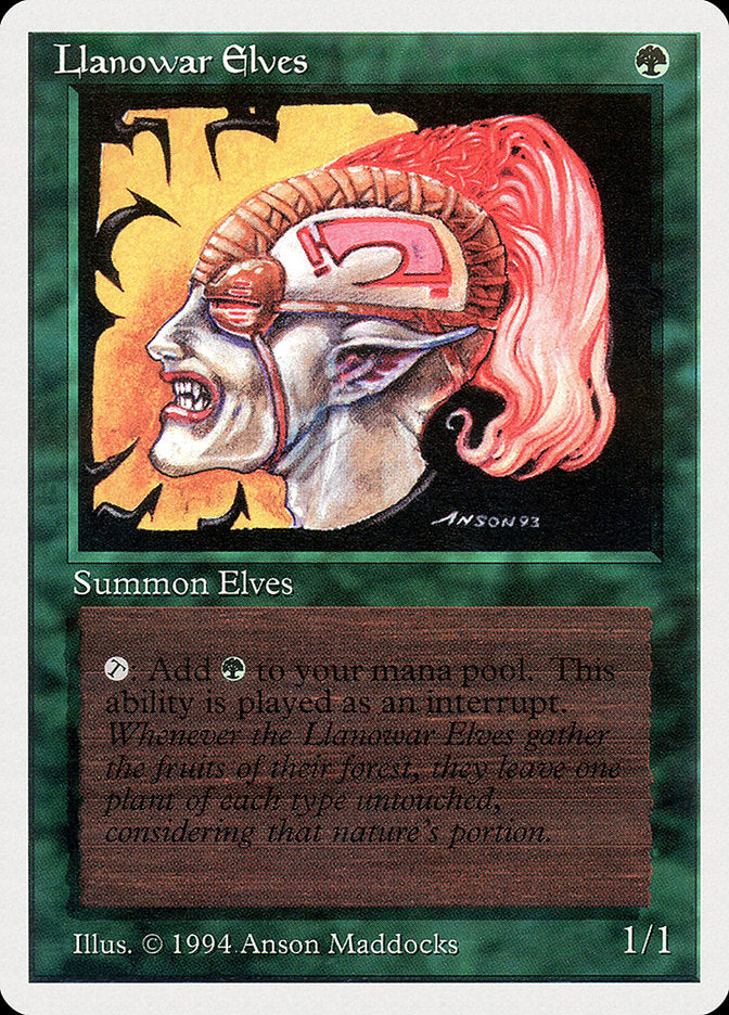 Llanowar Elves [Summer Magic / Edgar] Magic: The Gathering