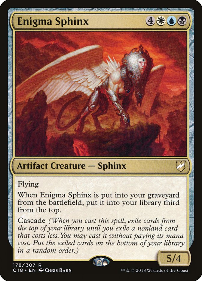 Enigma Sphinx [Commander 2018] Magic: The Gathering