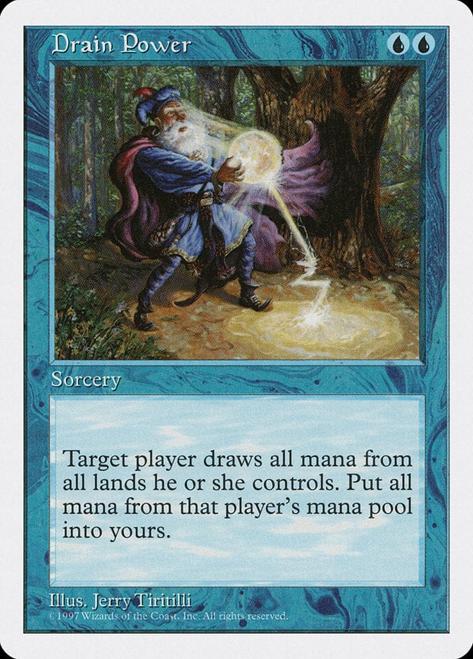 Drain Power [Fifth Edition] Magic: The Gathering