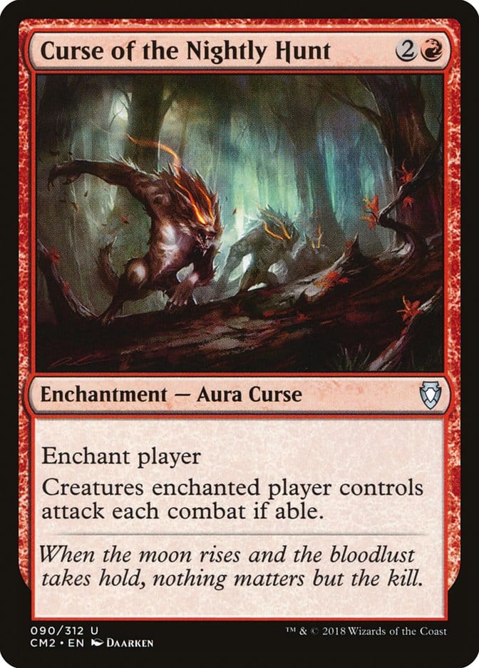 Curse of the Nightly Hunt [Commander Anthology Volume II] Magic: The Gathering