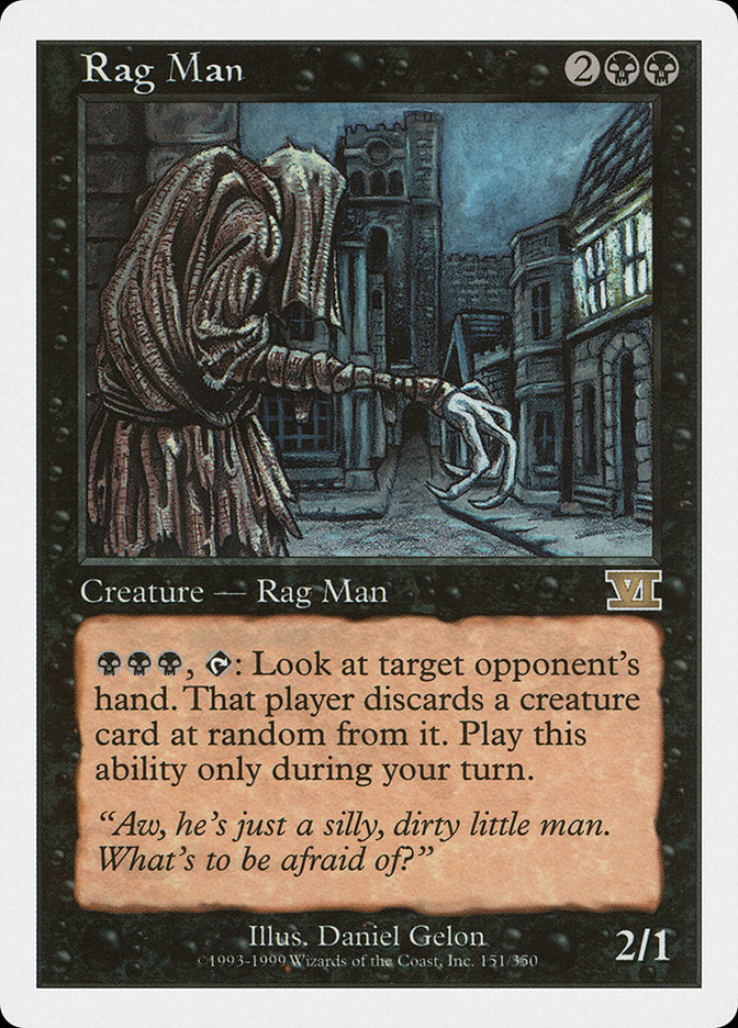 Rag Man [Classic Sixth Edition] Magic: The Gathering
