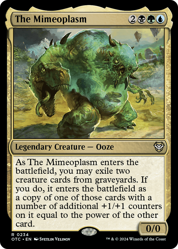 The Mimeoplasm [Outlaws of Thunder Junction Commander] Magic: The Gathering