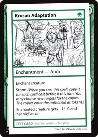 Krosan Adaptation (2021 Edition) [Mystery Booster Playtest Cards] Magic: The Gathering