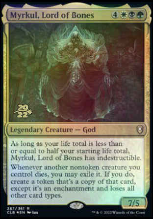 Myrkul, Lord of Bones [Commander Legends: Battle for Baldur's Gate Prerelease Promos] Magic: The Gathering