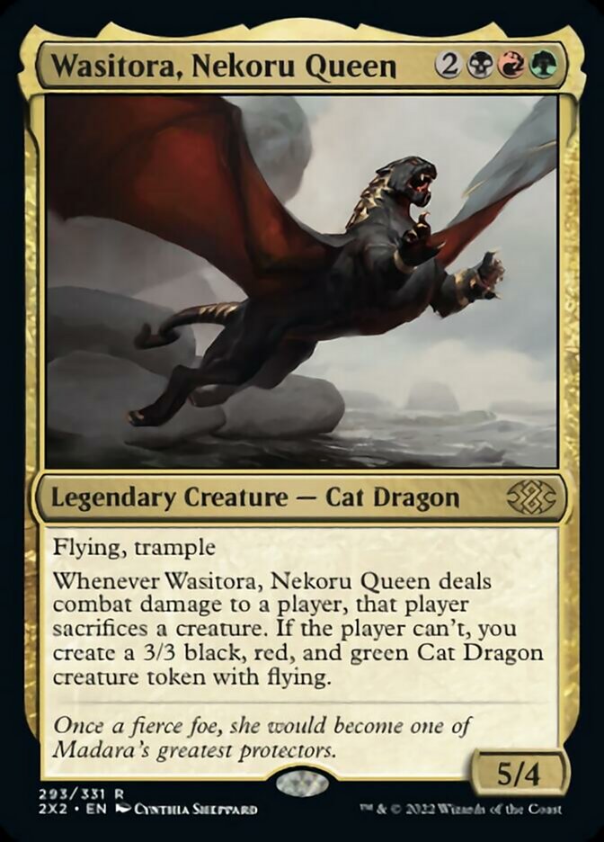 Wasitora, Nekoru Queen [Double Masters 2022] Magic: The Gathering