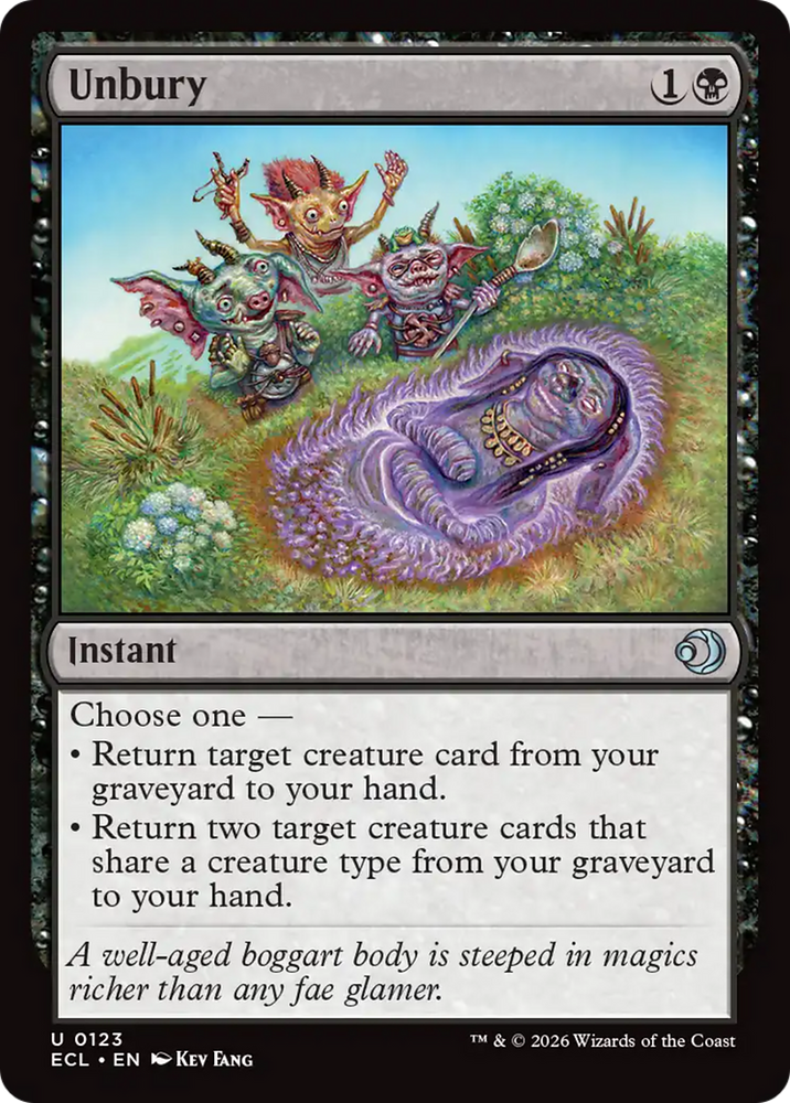 Unbury [Lorwyn Eclipsed] Magic: The Gathering