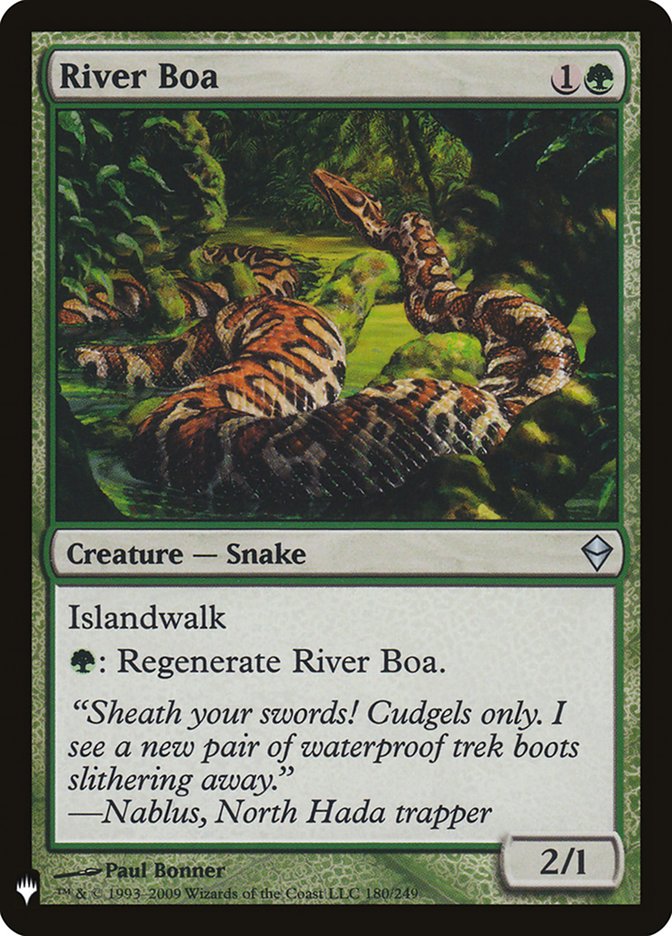 River Boa [Mystery Booster] Magic: The Gathering