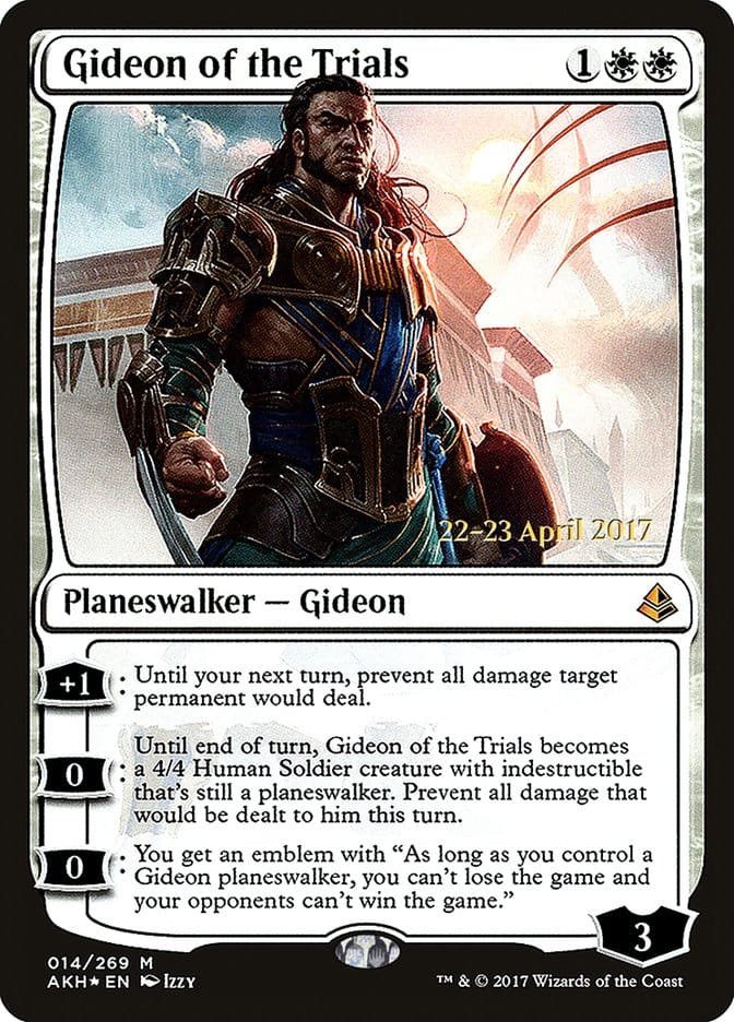 Gideon of the Trials [Amonkhet Prerelease Promos] Magic: The Gathering