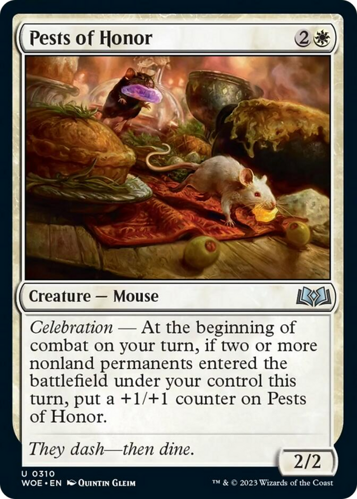 Pests of Honor [Wilds of Eldraine] Magic: The Gathering