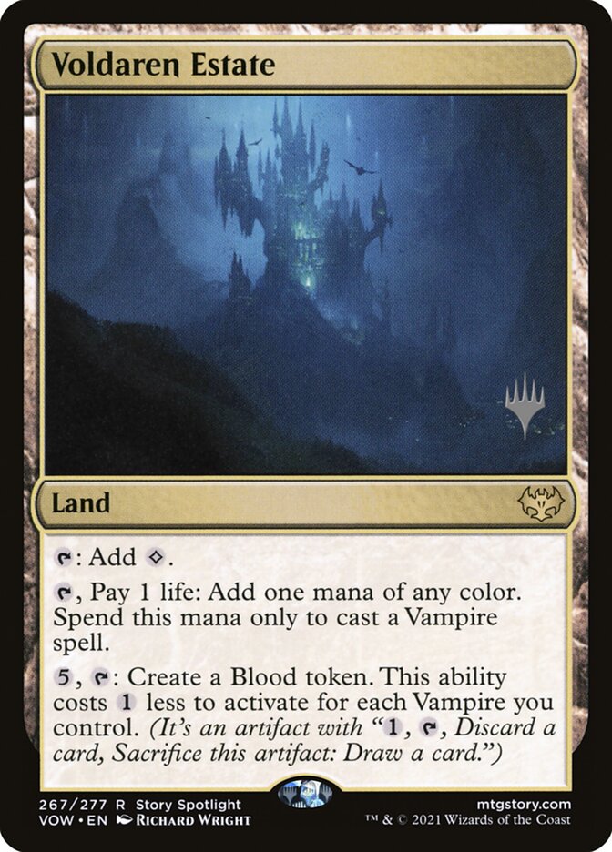 Voldaren Estate (Promo Pack) [Innistrad: Crimson Vow Promos] Magic: The Gathering