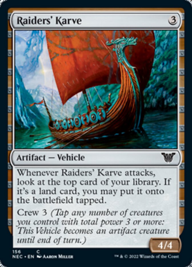 Raiders' Karve [Kamigawa: Neon Dynasty Commander] Magic: The Gathering