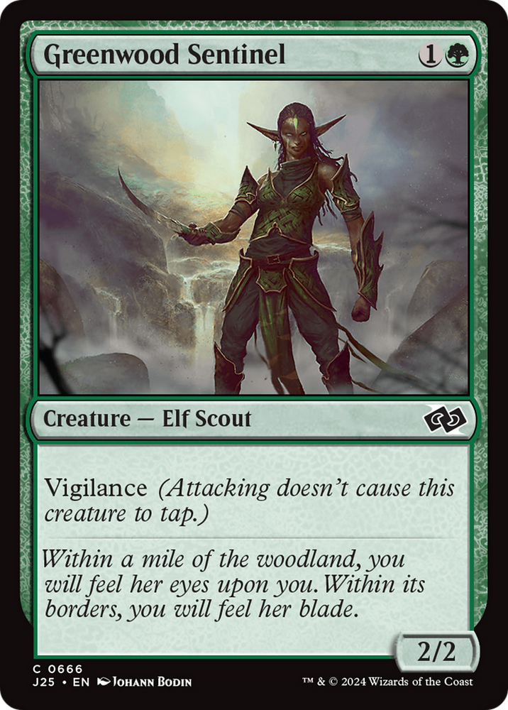 Greenwood Sentinel [Foundations Jumpstart] Magic: The Gathering