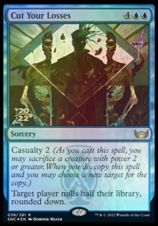 Cut Your Losses [Streets of New Capenna Prerelease Promos] Magic: The Gathering