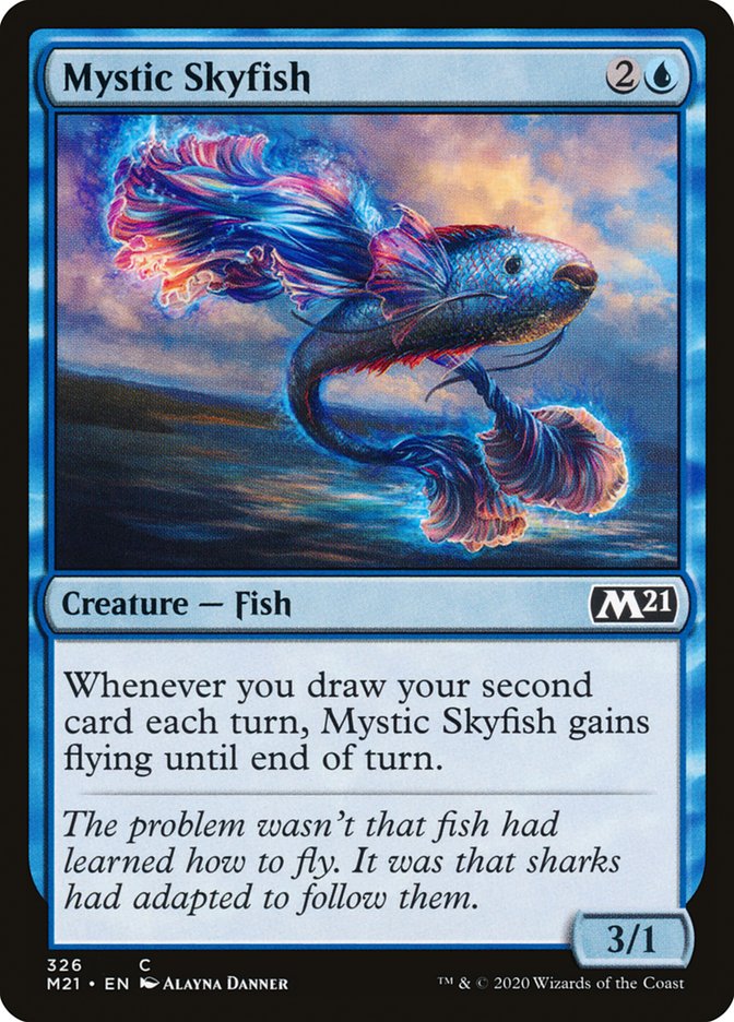 Mystic Skyfish [Core Set 2021] Magic: The Gathering