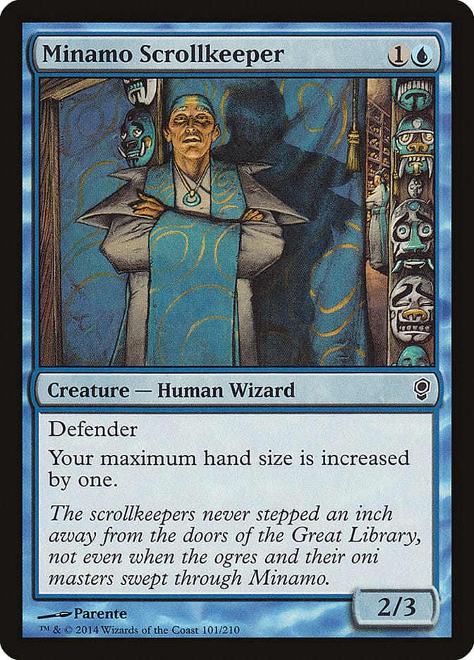 Minamo Scrollkeeper [Conspiracy] Magic: The Gathering