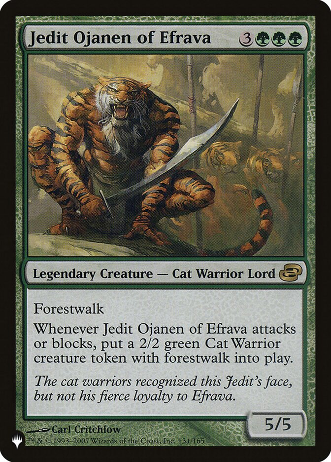 Jedit Ojanen of Efrava [The List] Magic: The Gathering