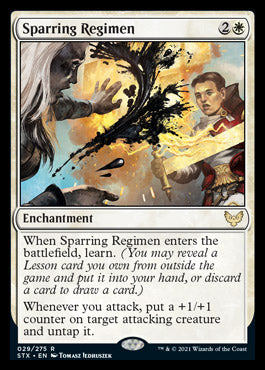 Sparring Regimen [Strixhaven: School of Mages] Magic: The Gathering
