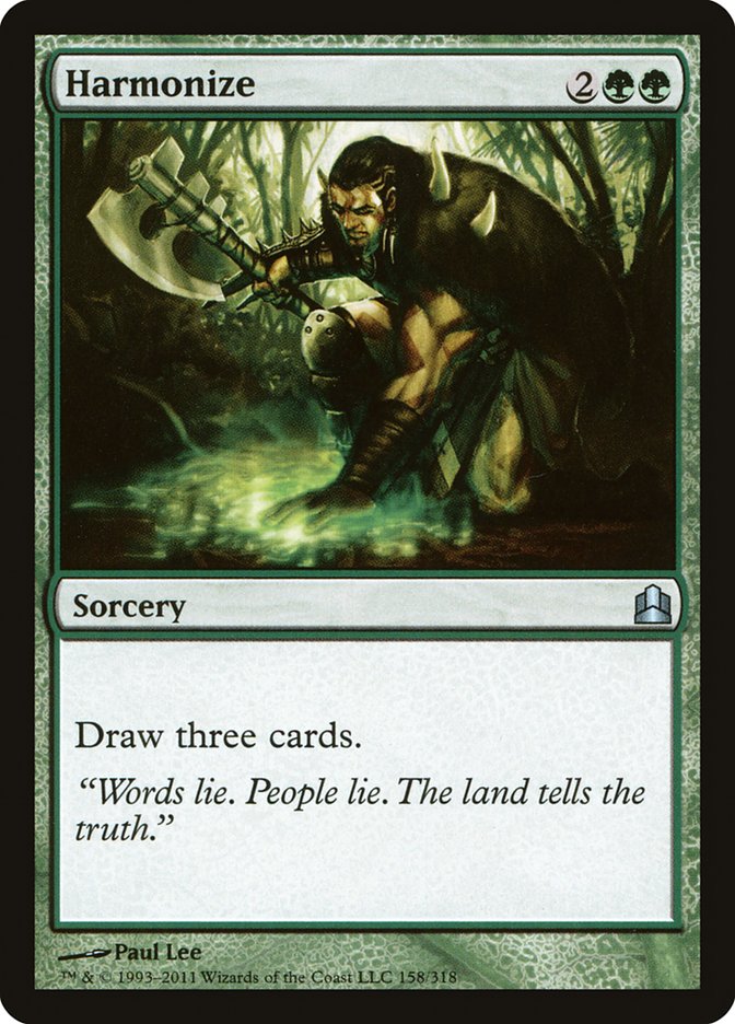 Harmonize [Commander 2011] Magic: The Gathering
