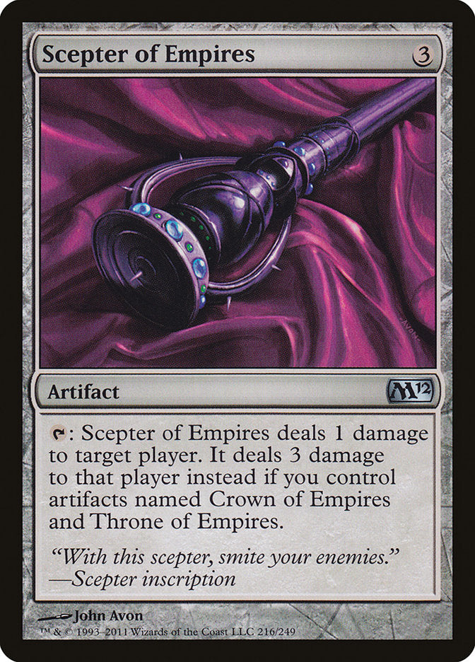 Scepter of Empires [Magic 2012] Magic: The Gathering
