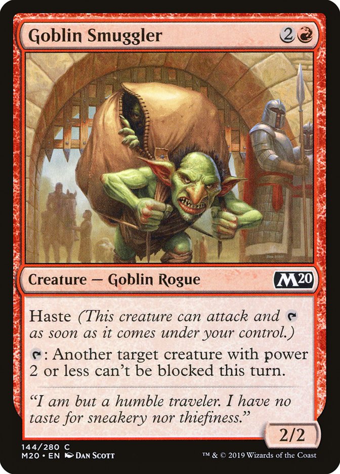 Goblin Smuggler [Core Set 2020] Magic: The Gathering