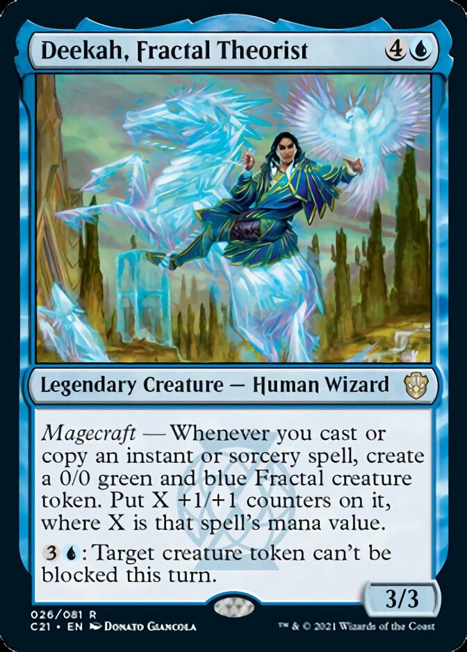 Deekah, Fractal Theorist [Commander 2021] Magic: The Gathering