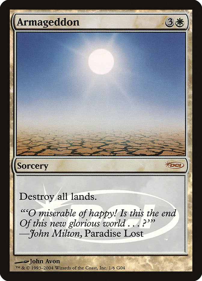 Armageddon [Judge Gift Cards 2004] Magic: The Gathering