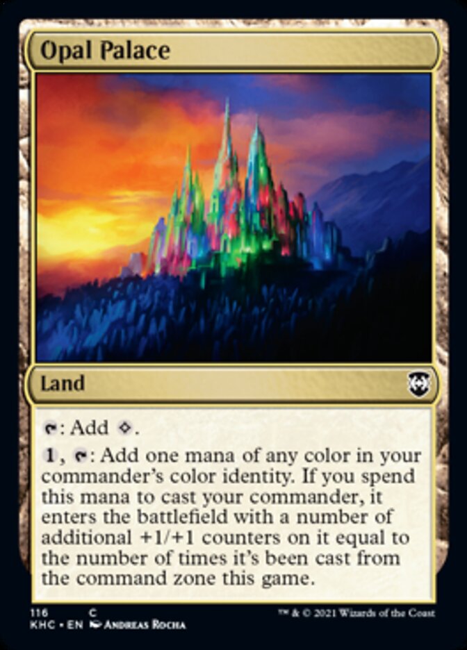 Opal Palace [Kaldheim Commander] Magic: The Gathering