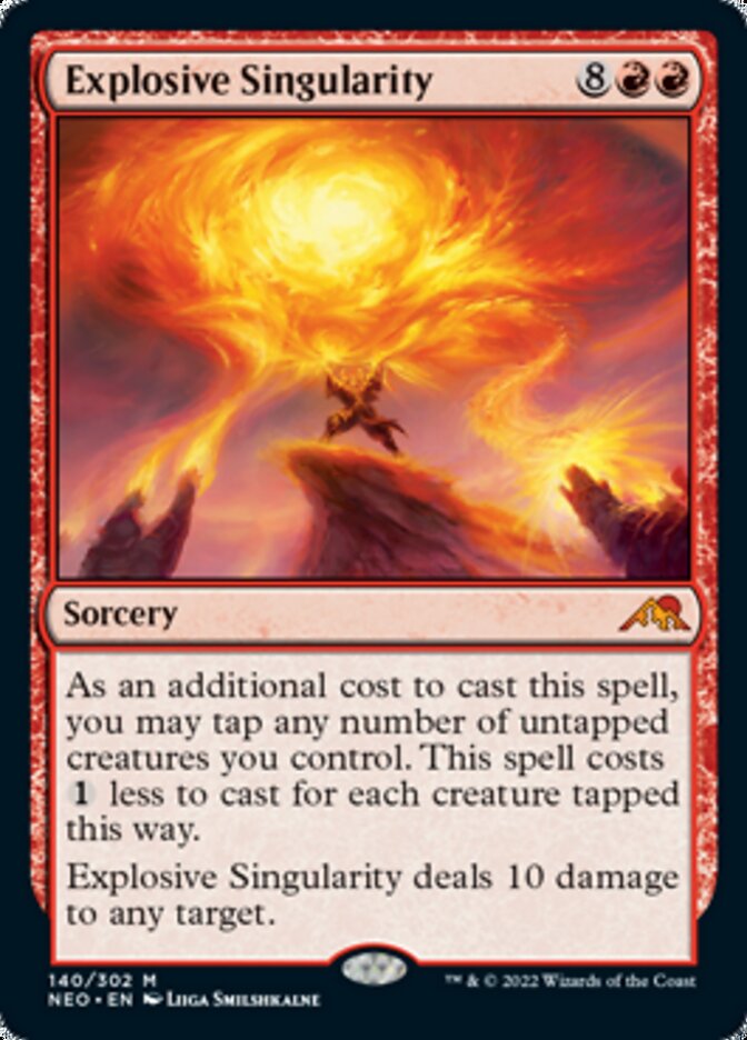 Explosive Singularity [Kamigawa: Neon Dynasty] Magic: The Gathering