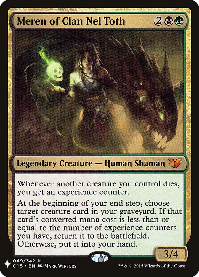 Meren of Clan Nel Toth [Mystery Booster] Magic: The Gathering