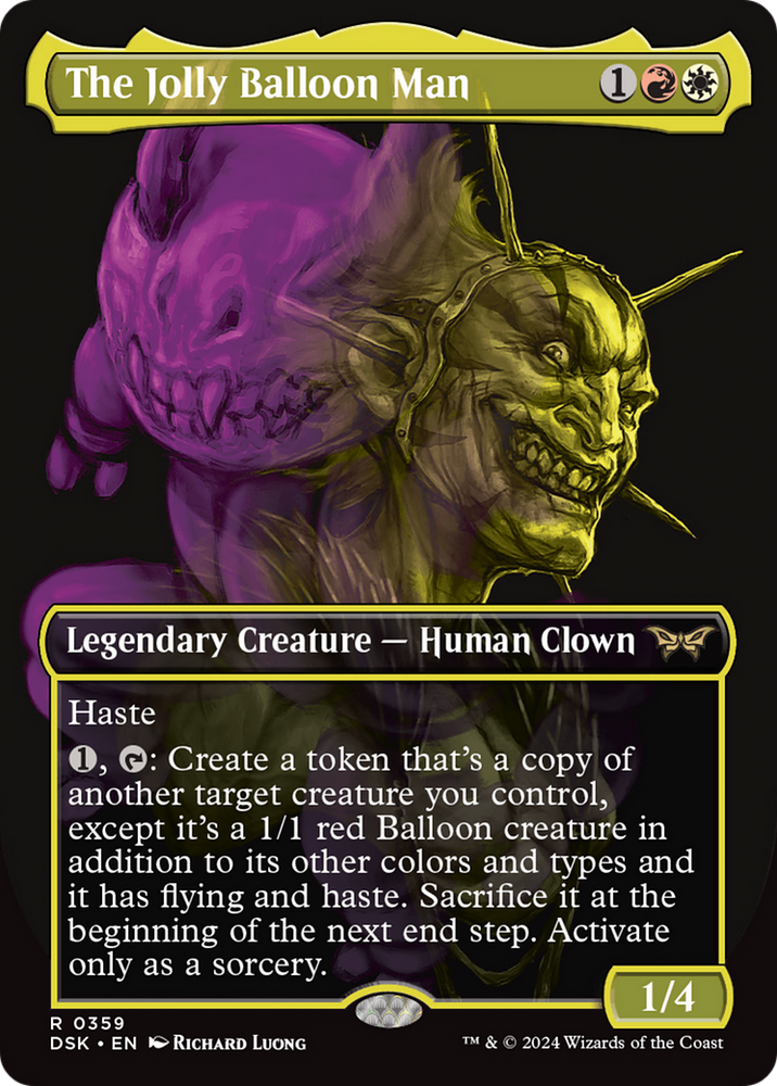 The Jolly Balloon Man (Showcase) [Duskmourn: House of Horror] Magic: The Gathering