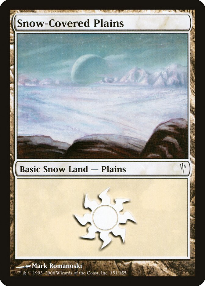 Snow-Covered Plains [Coldsnap] Magic: The Gathering