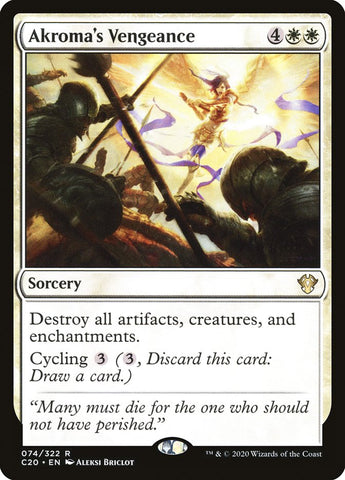 Akroma's Vengeance [Commander 2020] Magic: The Gathering