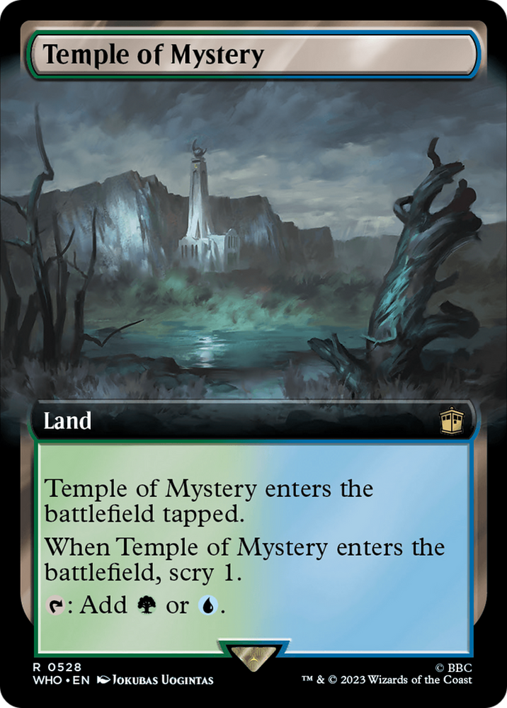 Temple of Mystery (Extended Art) [Doctor Who] Magic: The Gathering