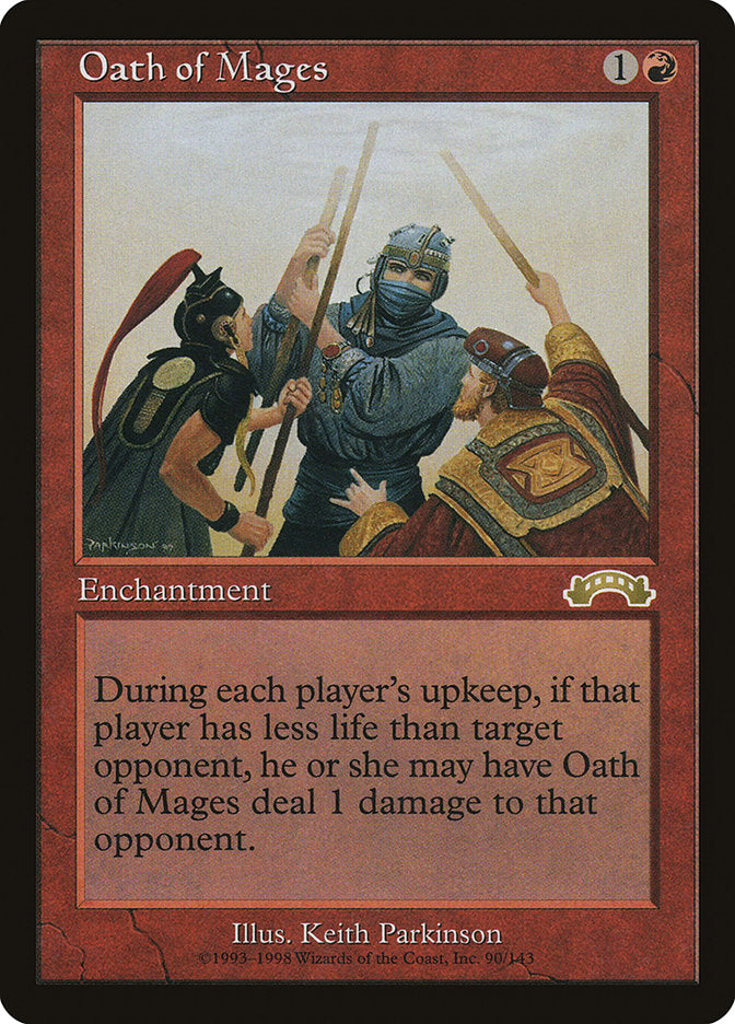 Oath of Mages [Exodus] Magic: The Gathering