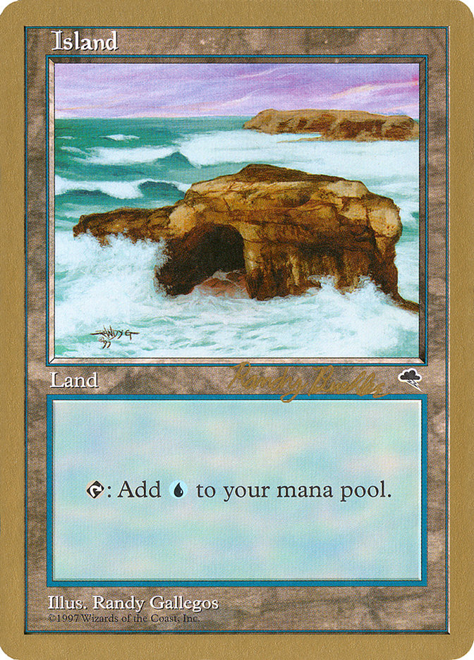 Island (rb336) (Randy Buehler) [World Championship Decks 1998] Magic: The Gathering