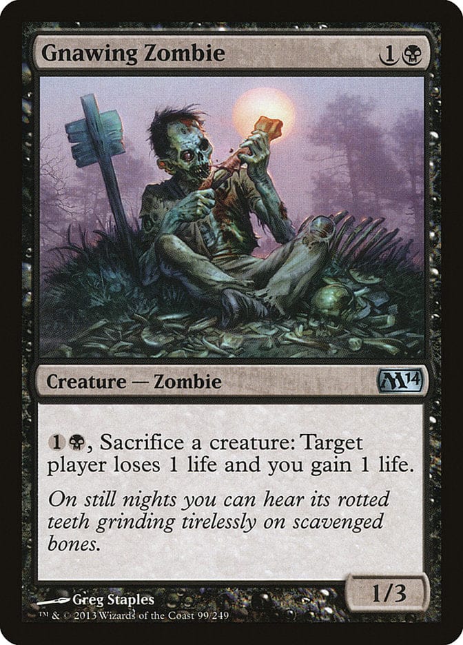 Gnawing Zombie [Magic 2014] Magic: The Gathering