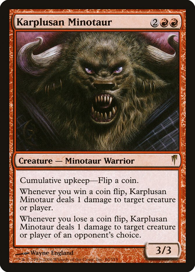 Karplusan Minotaur [Coldsnap] Magic: The Gathering