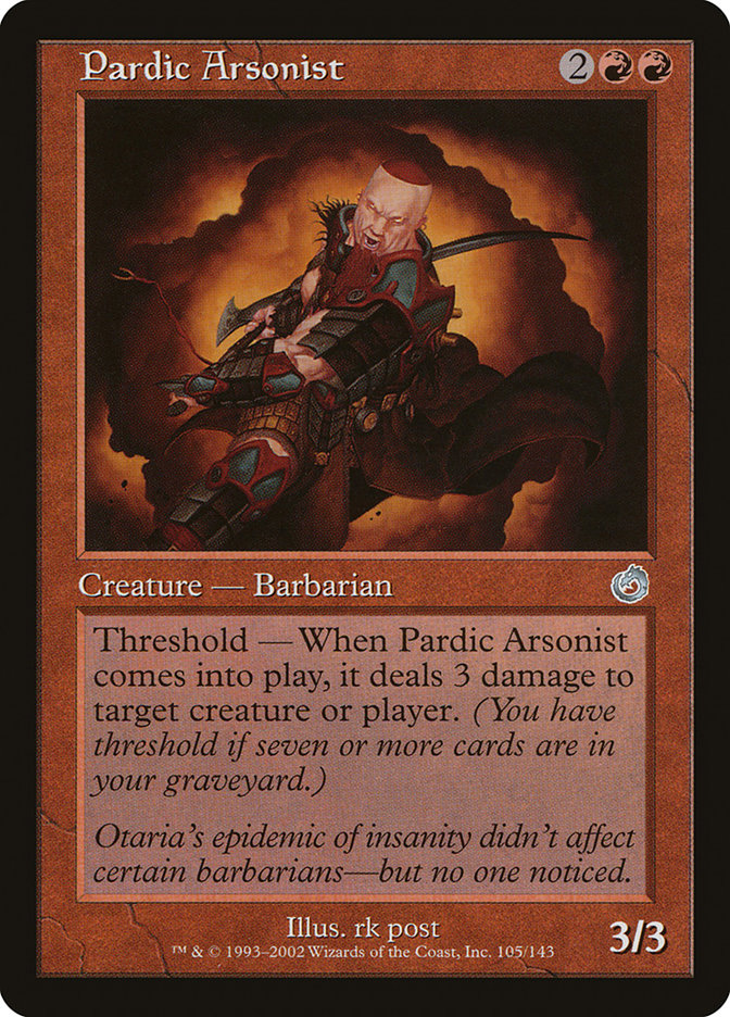 Pardic Arsonist [Torment] Magic: The Gathering