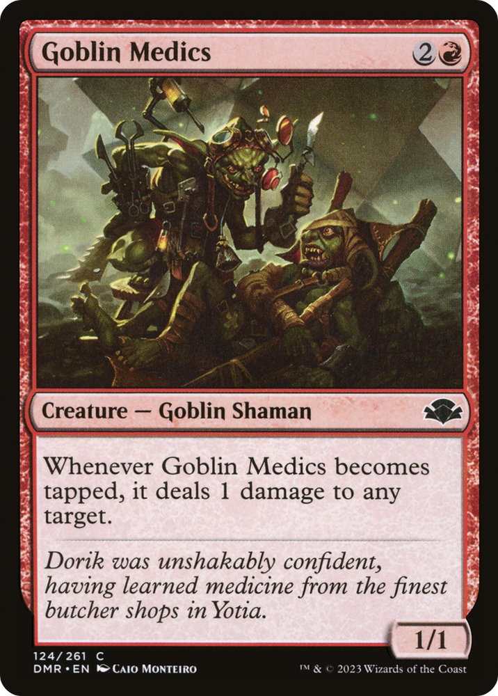 Goblin Medics [Dominaria Remastered] Magic: The Gathering