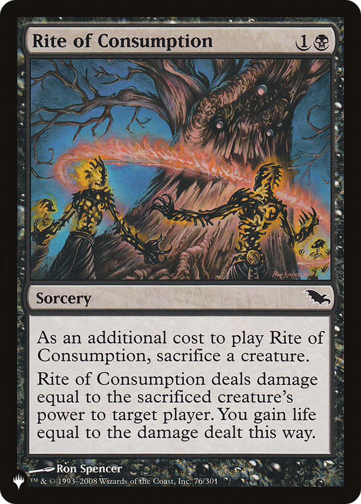 Rite of Consumption [The List] Magic: The Gathering