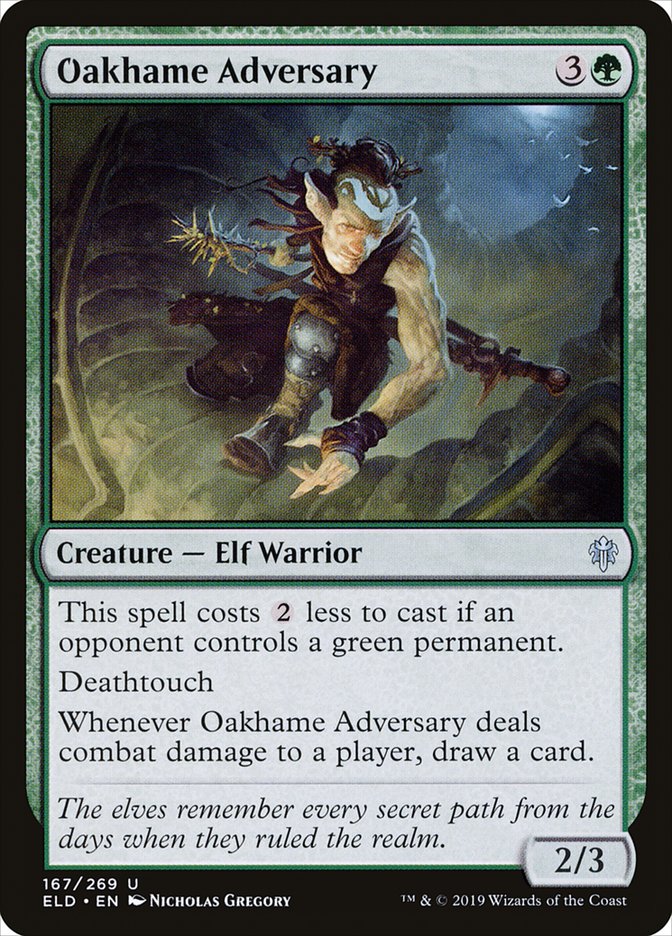 Oakhame Adversary [Throne of Eldraine] Magic: The Gathering