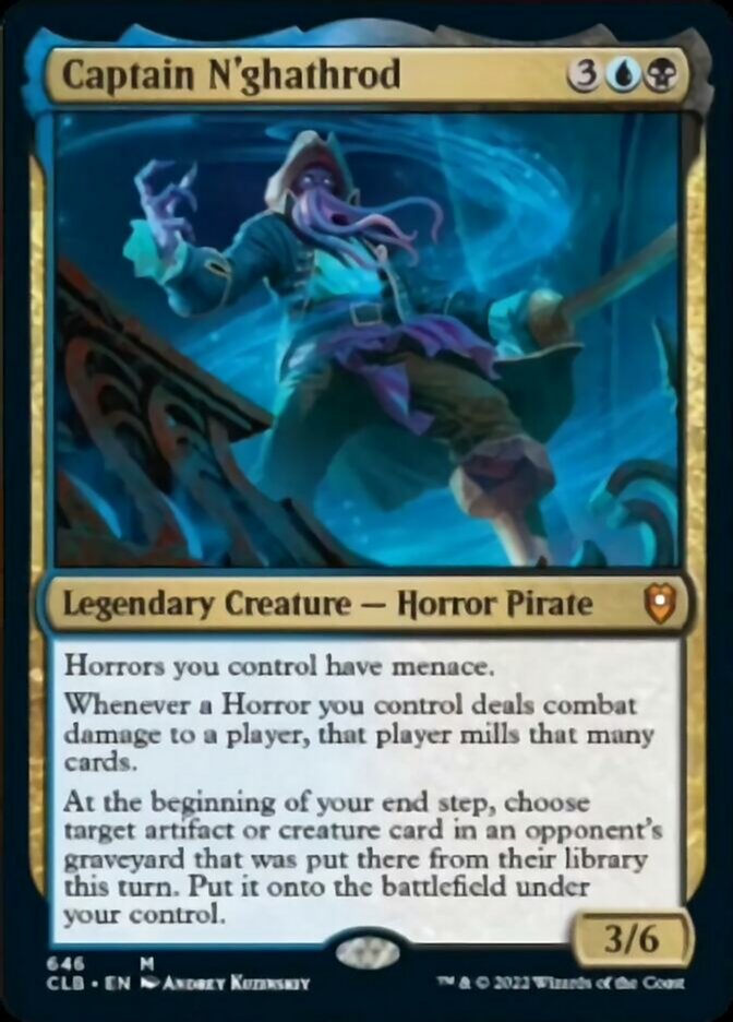 Captain N'ghathrod [Commander Legends: Battle for Baldur's Gate] Magic: The Gathering