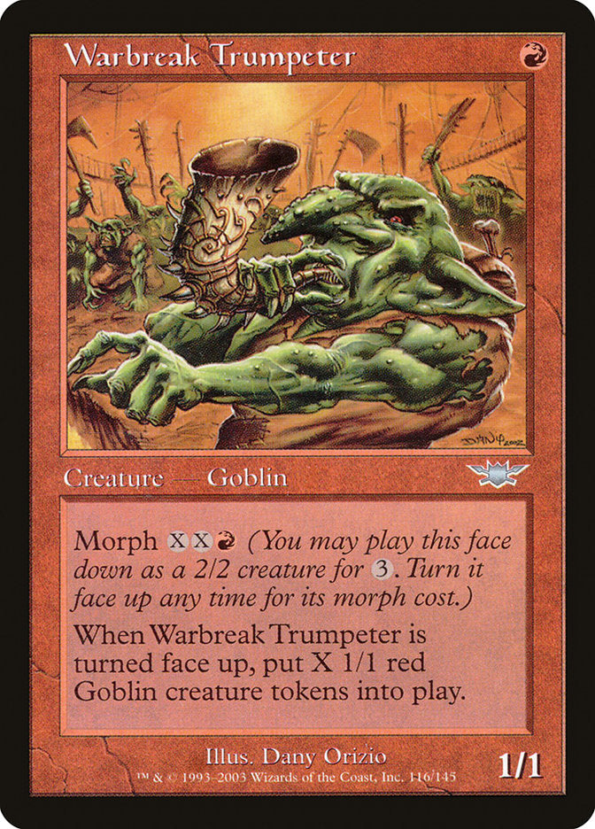 Warbreak Trumpeter [Legions] Magic: The Gathering