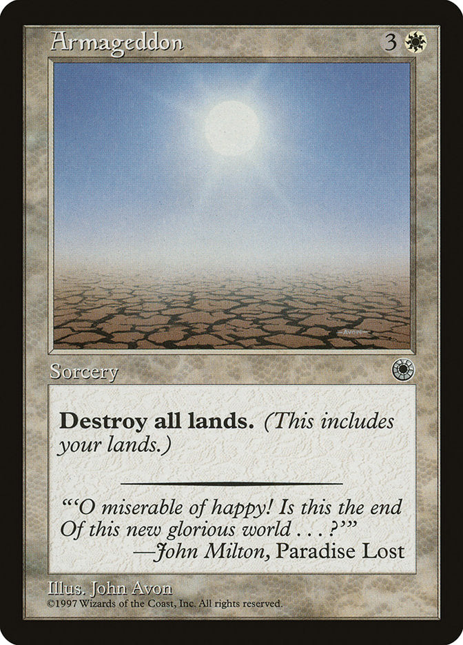 Armageddon [Portal] Magic: The Gathering