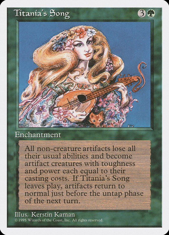 Titania's Song [Fourth Edition] Magic: The Gathering