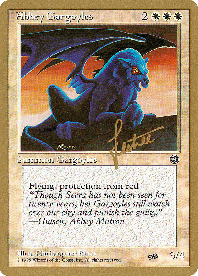 Abbey Gargoyles (Bertrand Lestree) (SB) [Pro Tour Collector Set] Magic: The Gathering
