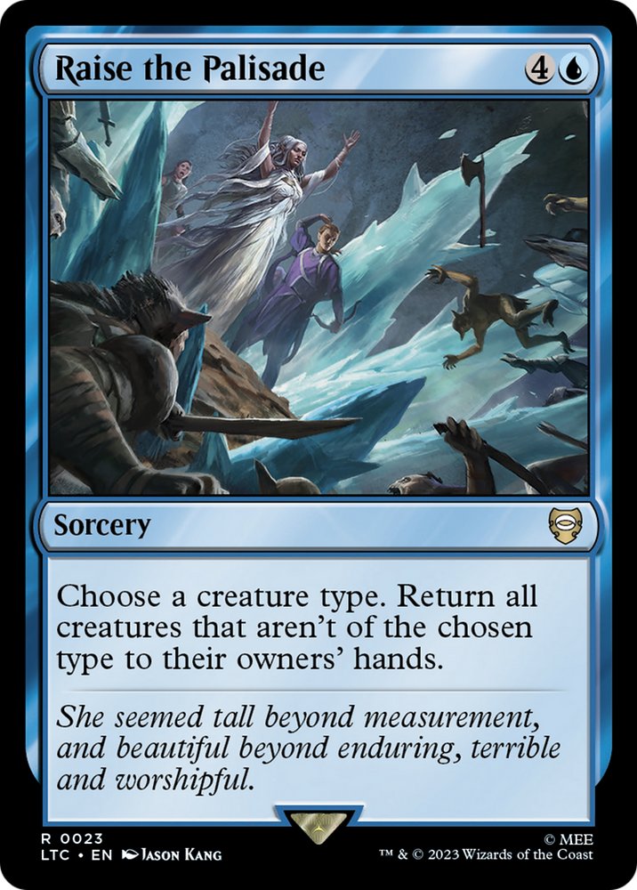 Raise the Palisade [The Lord of the Rings: Tales of Middle-Earth Commander] Magic: The Gathering
