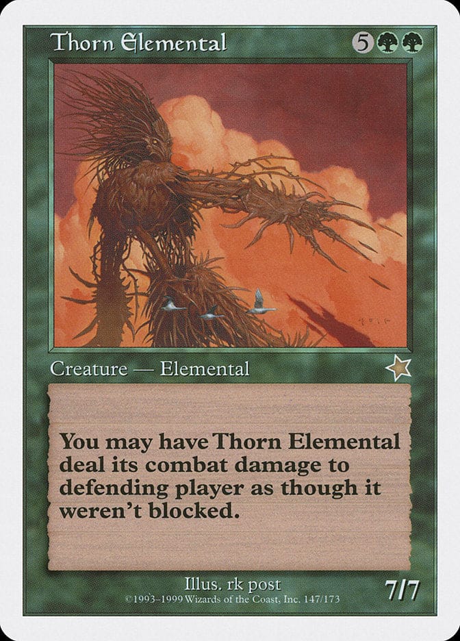 Thorn Elemental [Starter 1999] Magic: The Gathering