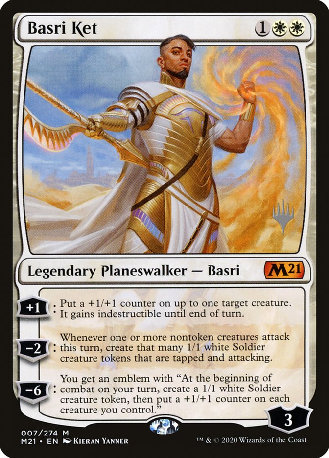 Basri Ket (Promo Pack) [Core Set 2021 Promos] Magic: The Gathering