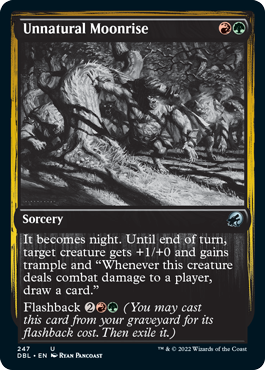 Unnatural Moonrise [Innistrad: Double Feature] Magic: The Gathering
